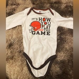 Baby boy football onesie